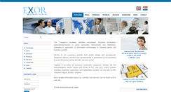 Desktop Screenshot of exor.hr