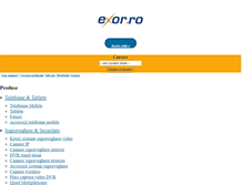 Tablet Screenshot of exor.ro